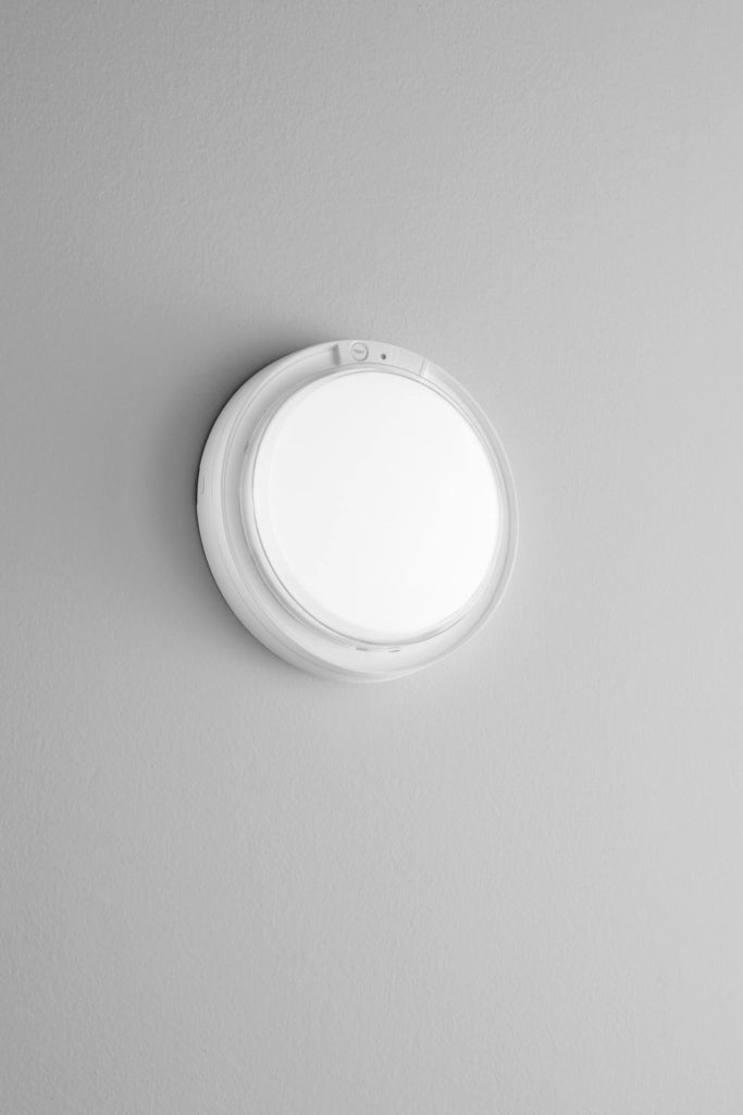 PLAFONIERA LED DI EMERGENZA EDISON IN PLASTICA 18W 2080LM CCT 3000K / 4200K / 6500K D.222X48MM