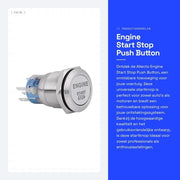 Avviamento Start Stop Push Button - Universale Avviamento - Alta Qualità - 12V - Ideale per Auto e Motocicli - Pratico e affidabile