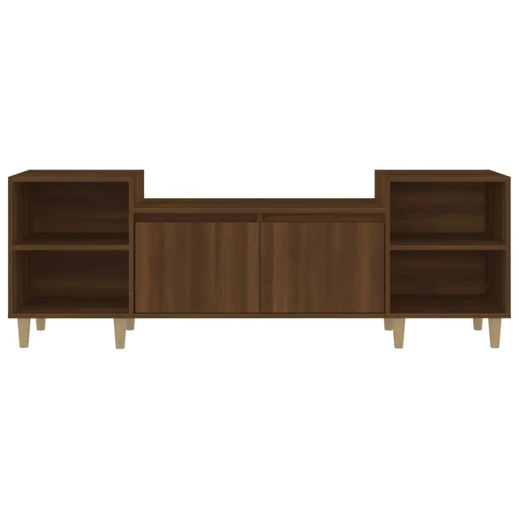 Mobile TV Rovere Marrone 160x35x55 cm in Legno Multistrato 821195