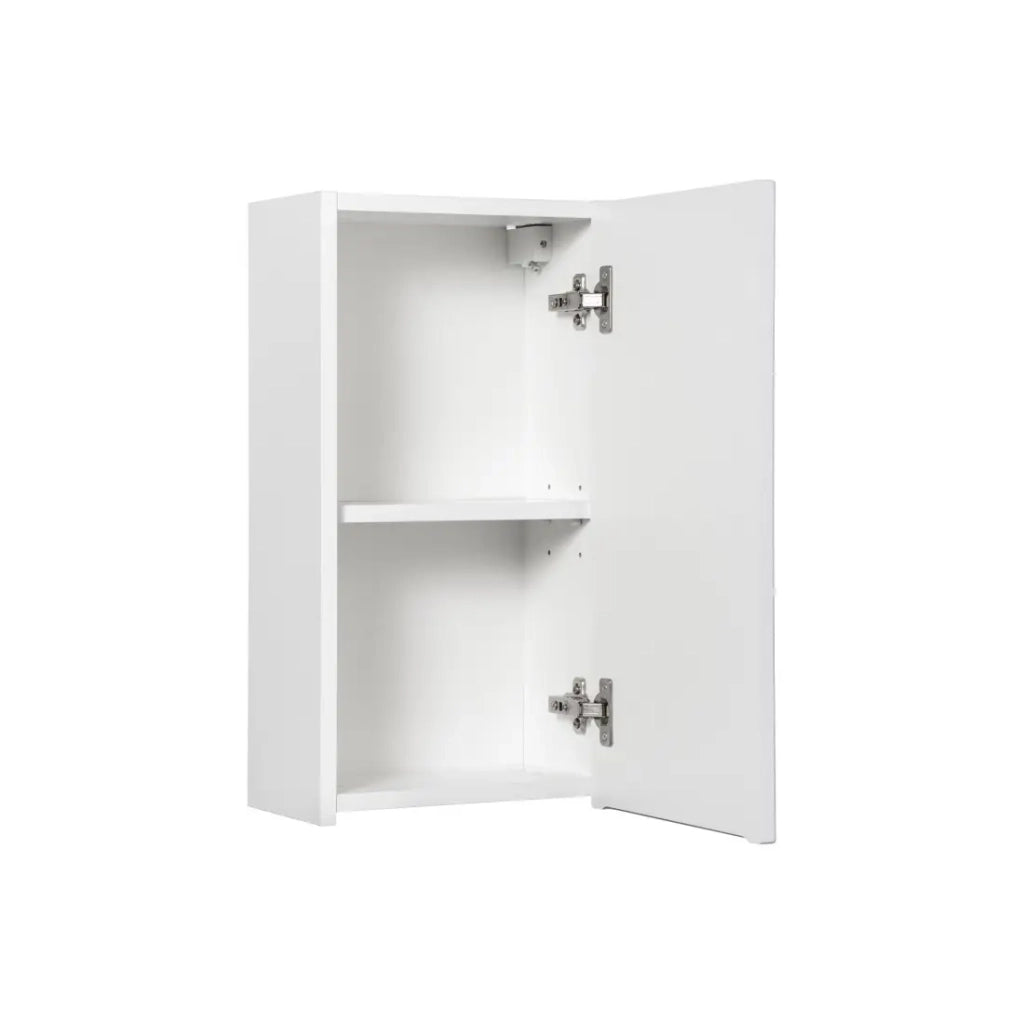 Mobile contenitore VANO – Bianco alpino – 1 porta – L30 × P18 × H57 cm – Da appendere