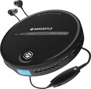 Portatile lettore CD | Funziona con batterie | Ideale per viaggi | Anti-Skip | Retro lettore CD portatile | Inclusa cuffia auricolare