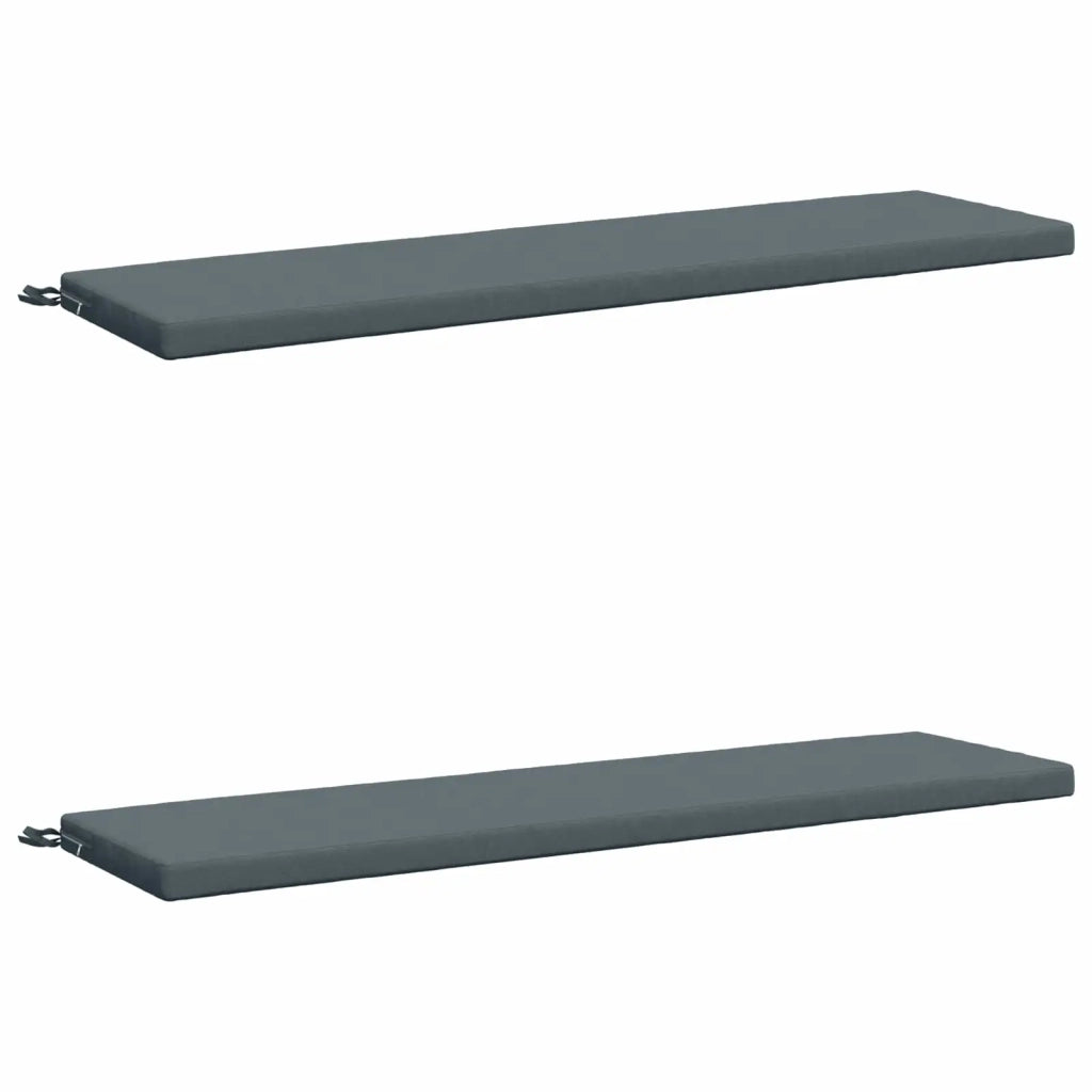 Cuscini per Panchina a 2 Pezzi SOEST 2 pz 100% Poliestere Blu 949033