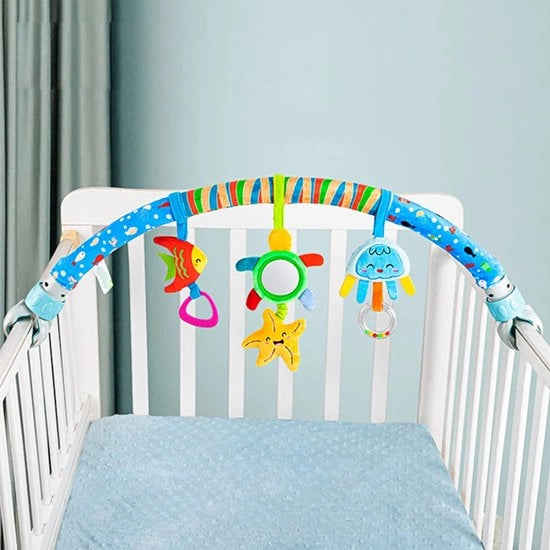 Cuscino di Attività per Bambini - Cuscino per Tummy Time - Giocattolo per Bambini - Regalo per la Maternità - Regalo per la Festa di Nascita - Cuscino per Tummy Time per Bambini - Cuscino per il Tummy Time - Cuscino per la Pancia per Bambini