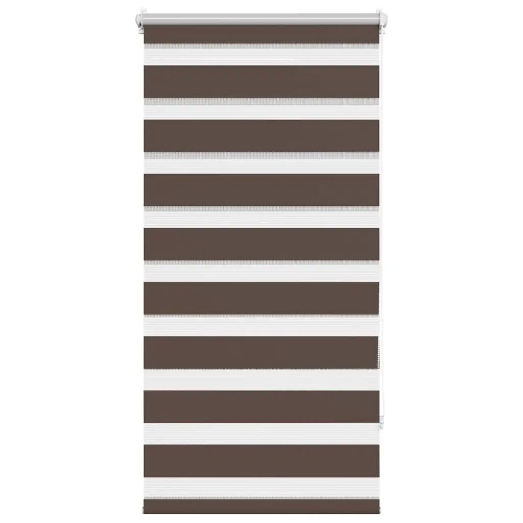 Tenda a rullo oscurante zebra 60x120cm caffÃ© cod mxl 40917
