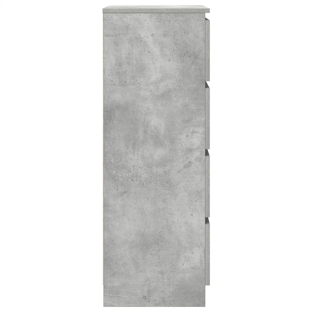 Credenza Grigio Cemento 60x35x98,5 cm in Legno Multistrato 800535