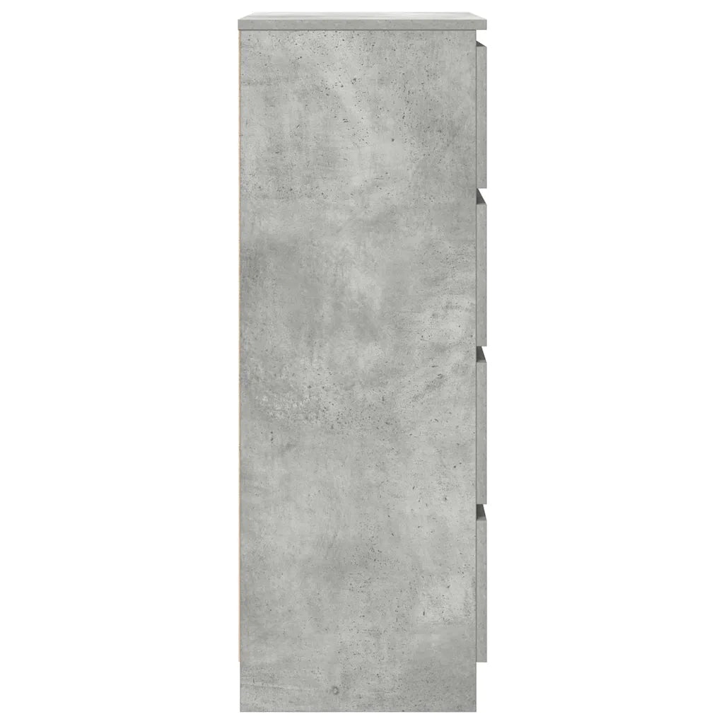 Credenza Grigio Cemento 60x35x98,5 cm in Legno Multistrato 800535