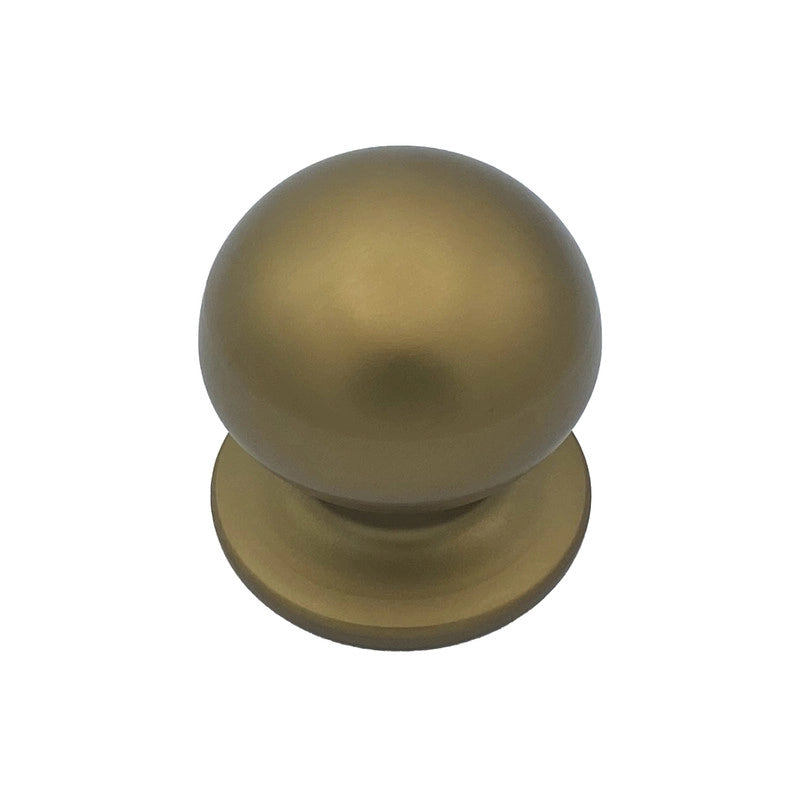 Pomolo fisso per porta SAGUATTI 169/70GB in alluminio bronzo satinato