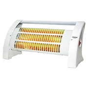 Quarz-Fan Stufa al Quarzo Ventilata Potenza 400-1200W 3 Elementi Riscaldanti Ventilazione Spegnimento Automatico Basso Consumo