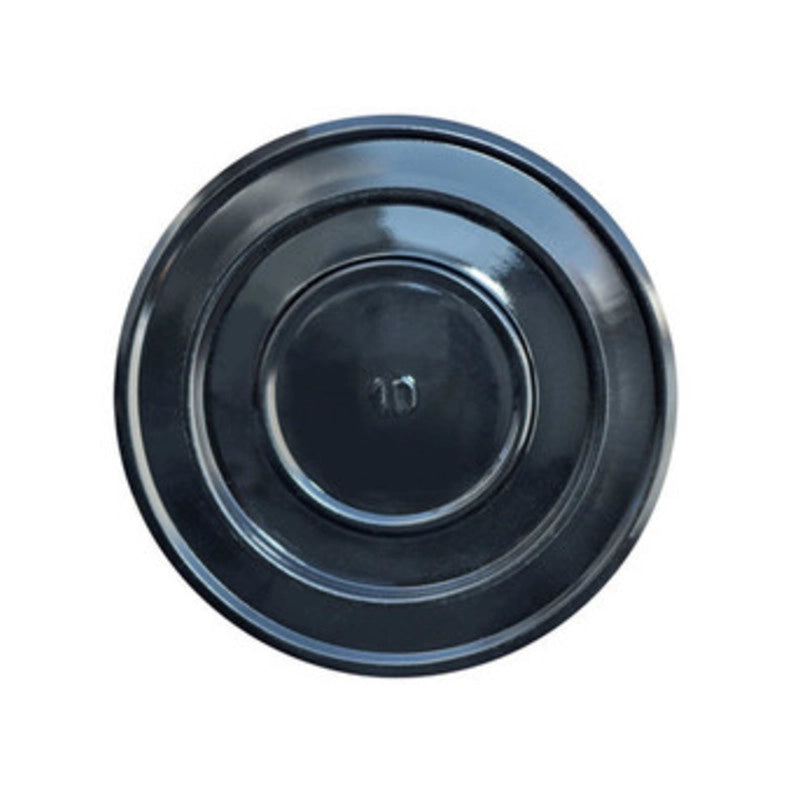 ROSONE P/TUBO DI STUFA D 10 CM NERO  1 PZ