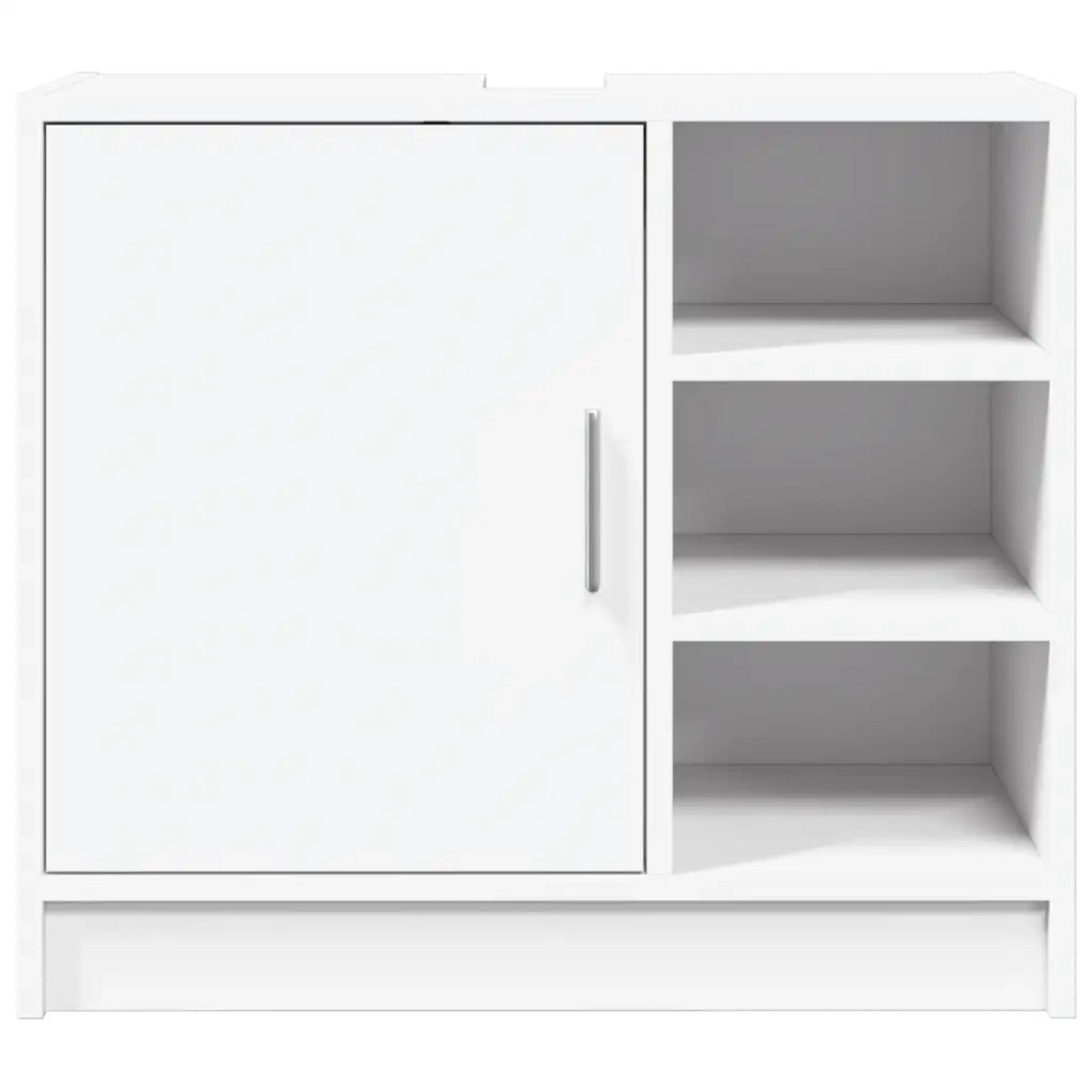 Mobile Lavabo | Armadio Lavabo Bianco 63x29x55 cm in Truciolato