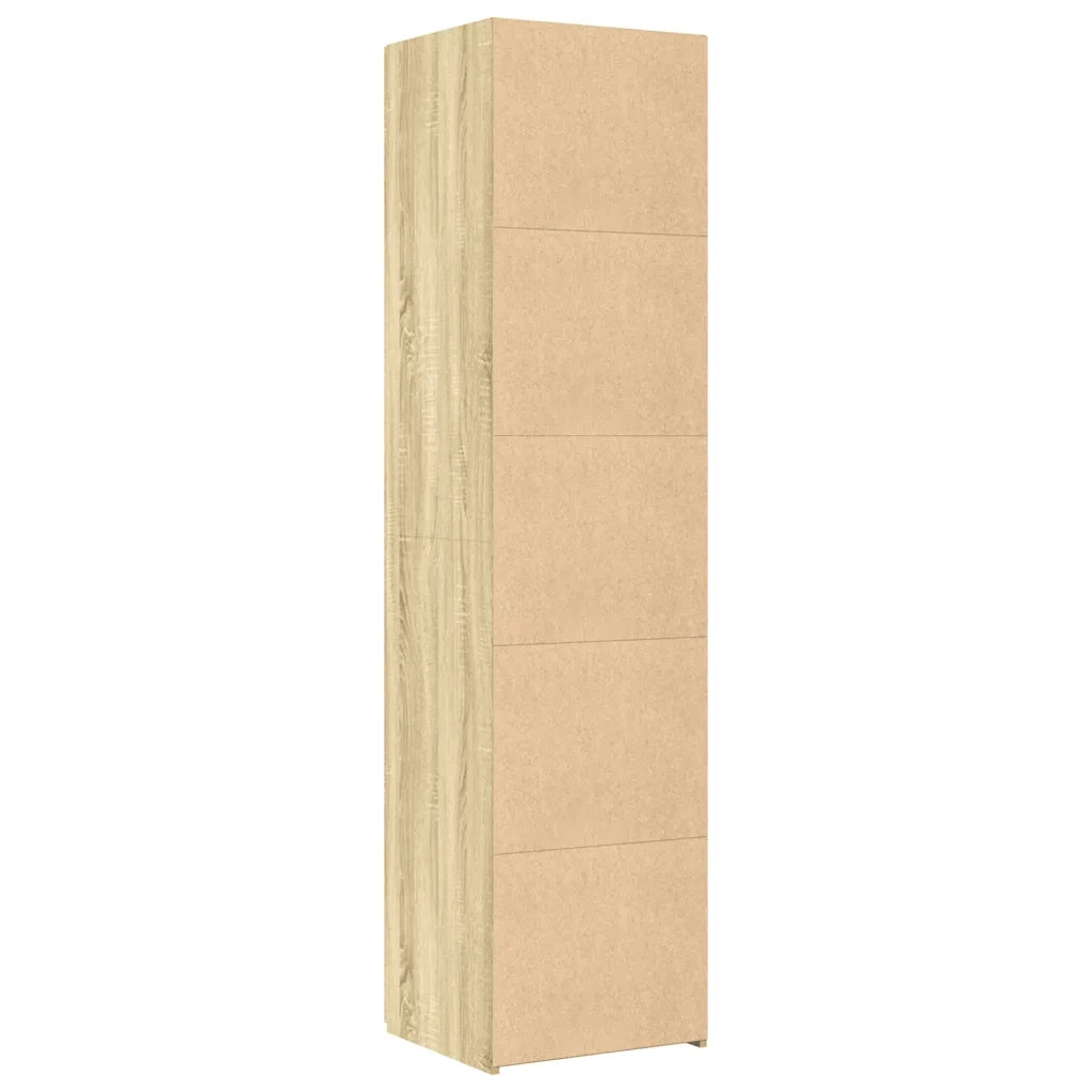 Credenza-Buffet-Armadio da cucina Rovere Sonoma 45x42,5x185 cm in Legno Multistrato 205187