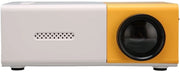 Proiettore portatile - 1080P HD - Portatile - Interfaccia USB - Ideale per cinema domestico - Formato compattibile