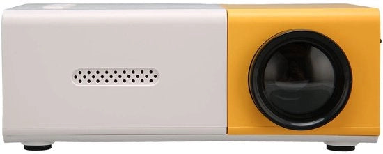 Proiettore portatile - 1080P HD - Portatile - Interfaccia USB - Ideale per cinema domestico - Formato compattibile