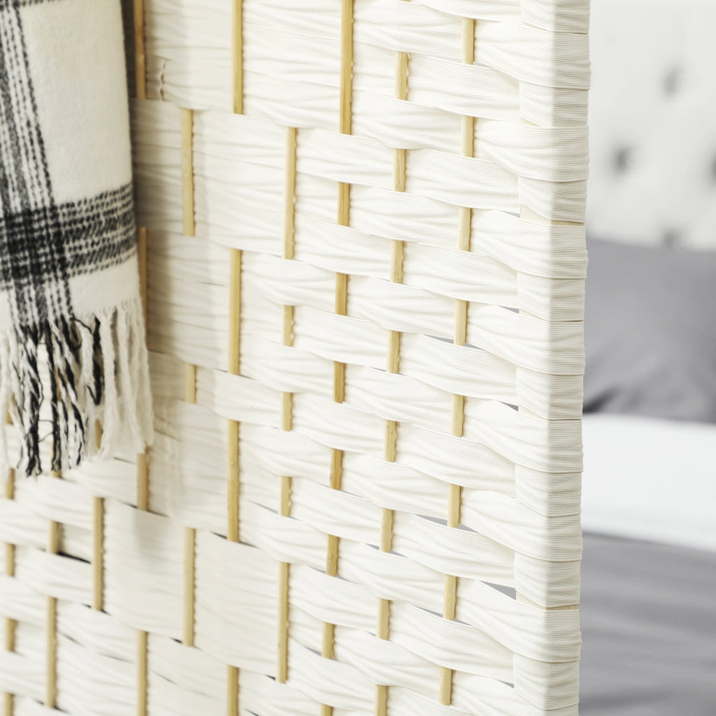 Paravento in legno 3 ante ¨C zephmum ¨C bianco 135x180 cm