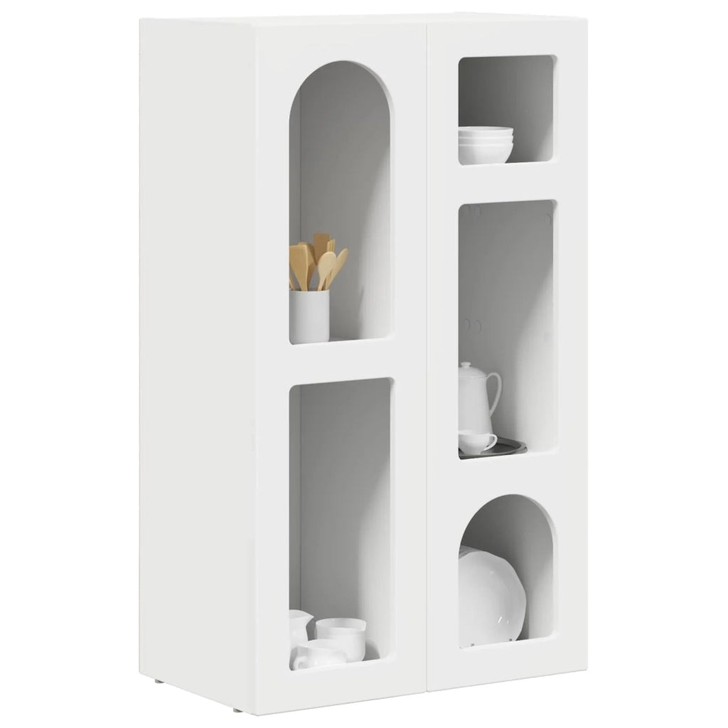 Credenza-Buffet-Armadio da cucina Bianco 59 x 35 x 100,5 cm Legno multistrato