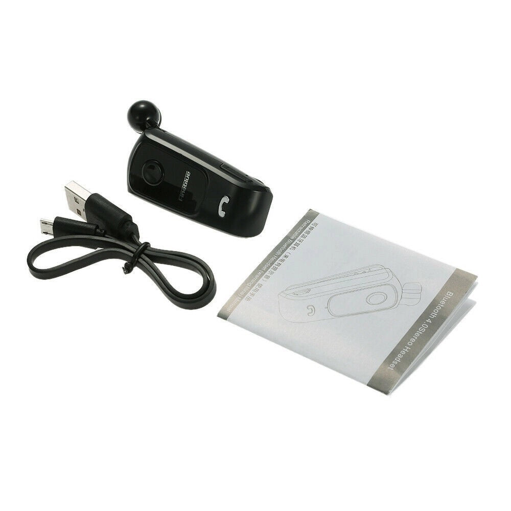 Trade Shop - Auricolare Con Cuffia Retrattile Retraibile Clip Fineblue F920 Per Smartphone -