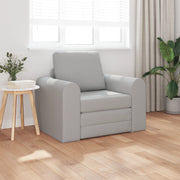 Divano Letto 2-in-1 Grigio Nuvola 98x71x83 cm Tessuto