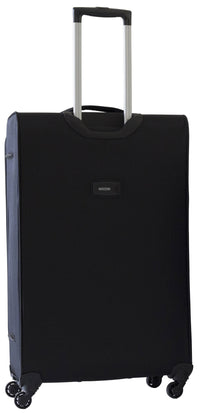 Trolley Valigia Grande Morbida in Poliestere 4 Ruote TSA Ravizzoni Gin Tonic Nera