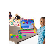 Trade Shop - Lavagna Magnetica Math Multifunzione Cancellina Numeri Magnetici Gessi Pennarel -
