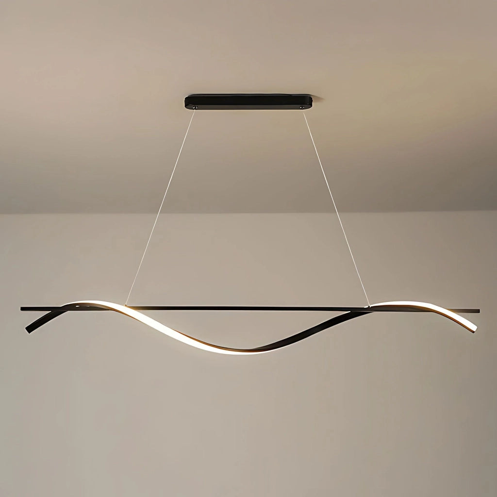 Lampada A Sospensione Lhj019-cp 120 Cm Nero