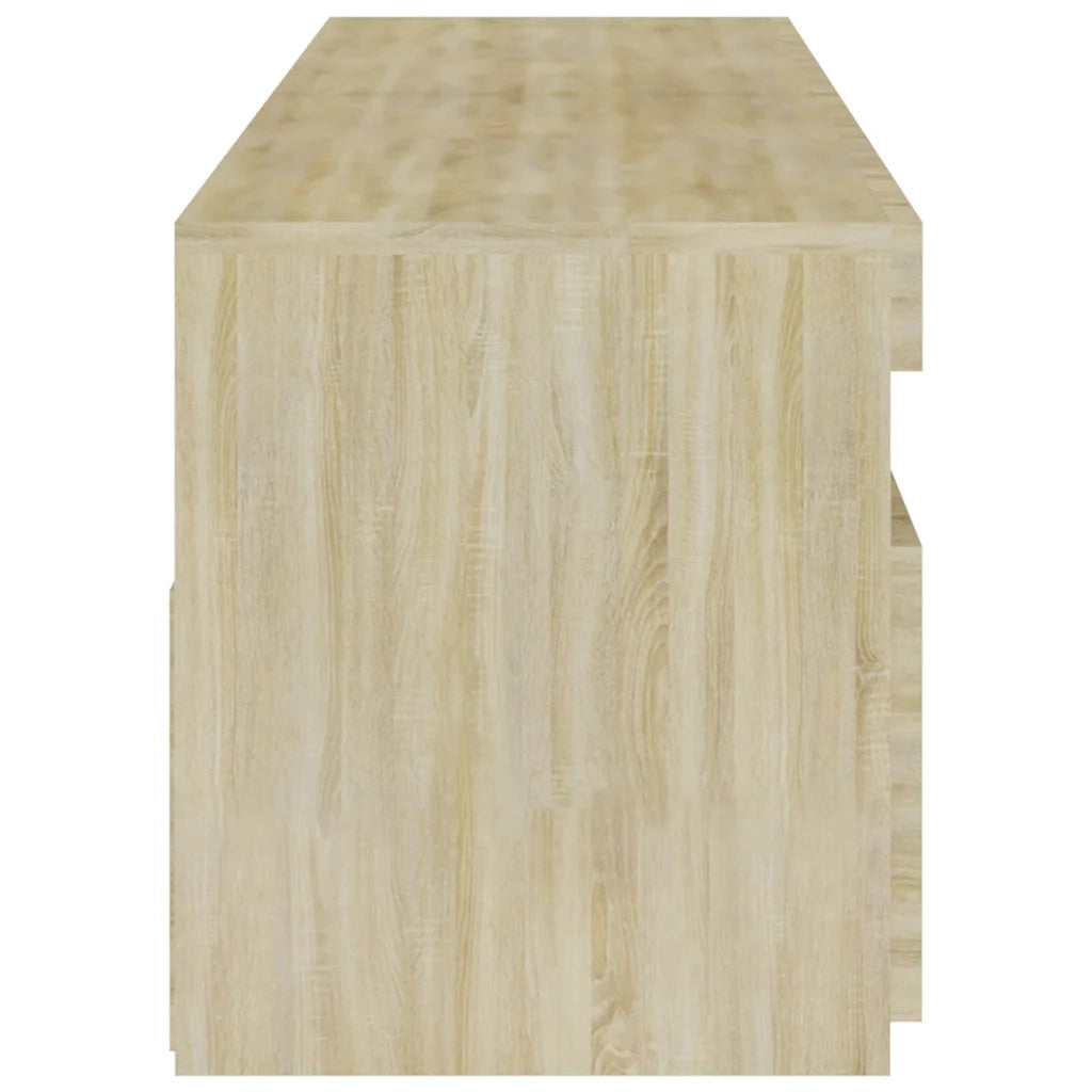 Mobili Porta TV con Luci LED 2 pz | Armadietto TV | Mobile Porta TV Rovere Sonoma 75x35x40 cm