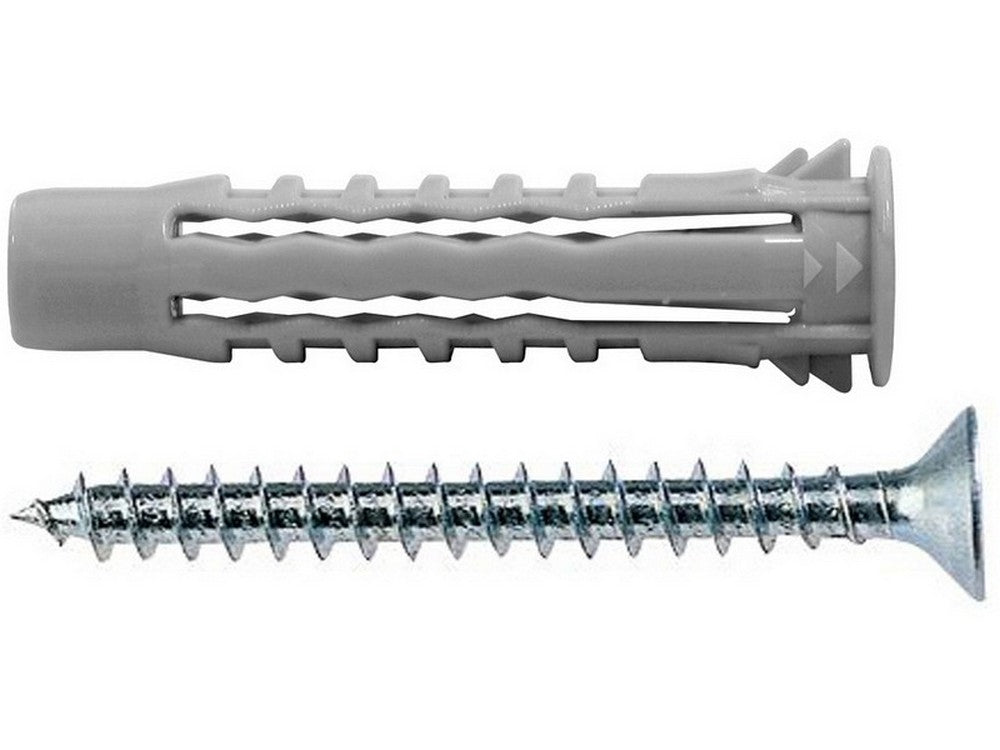 tassello ncv + vite tsp  mm. 5x25 pz. 200 cod:ferx.vit54692