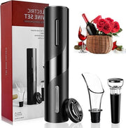 Set di apripipì elettrico 4 in 1 Professionale apripipì automatico - Batterie - Apripipì a stantuffo - Stop aspirante - Accessori da cucina - Bar apripipì vino