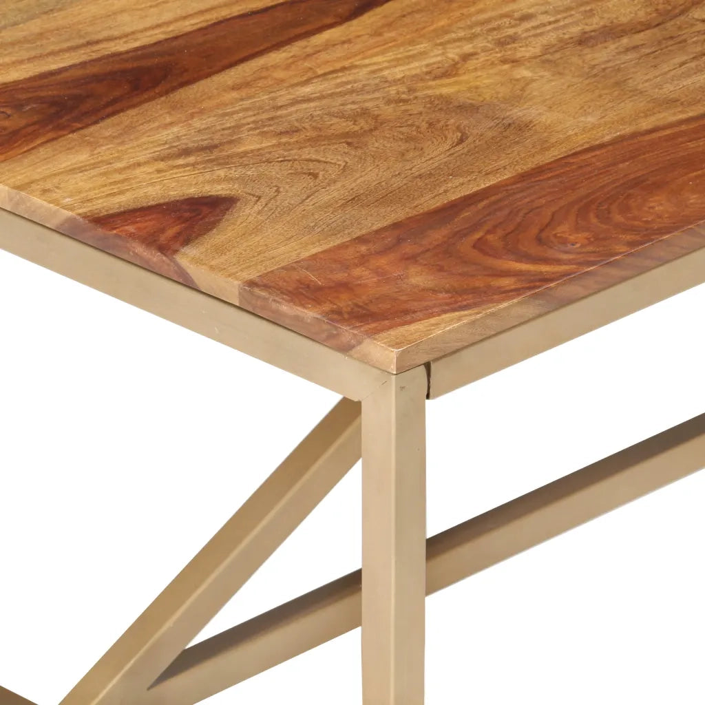Tavolino da Salotto 120x60x40cm in Legno Massello 286339