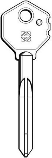 chiavi silca croce art.xie4 gr.13 cod:ferx.1431