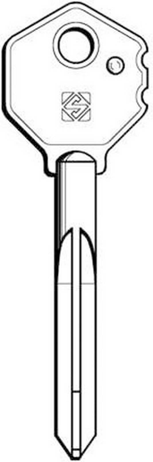 chiavi silca croce art.xie4 gr.13 cod:ferx.1431