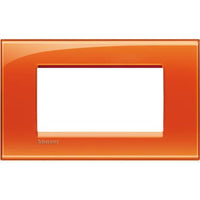 Living Light - Placca 4P Arancio - LNA4804OD