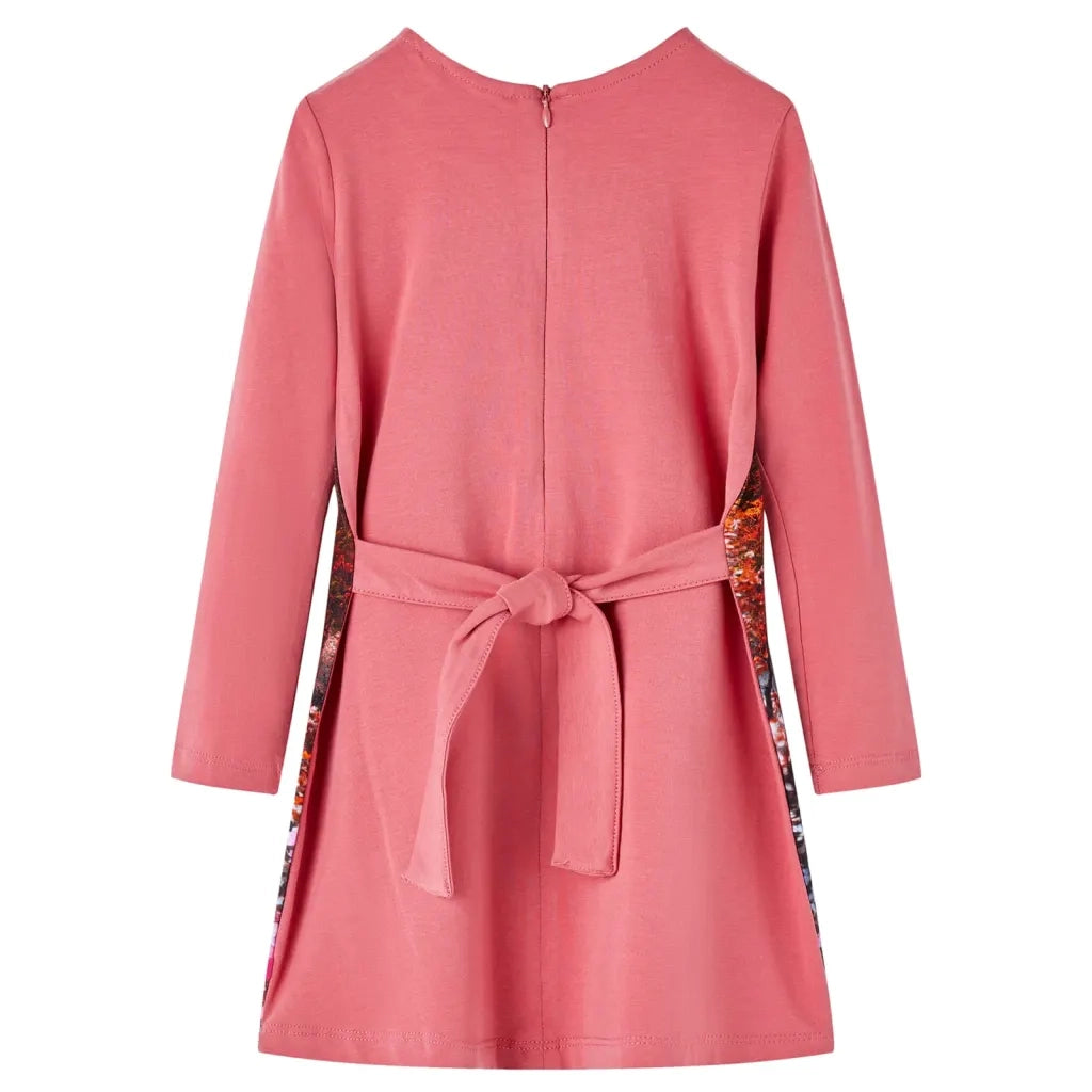 Abito da Bambina a Maniche Lunghe Rosa Antico 116 CFW6684959