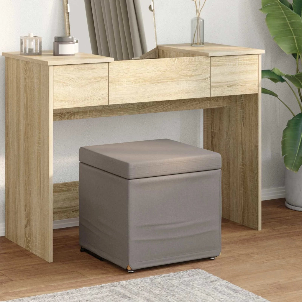Pouf Talpa 41 x 41 x 40 cm Tessuto e Legno Ingegnerizzato 876747
