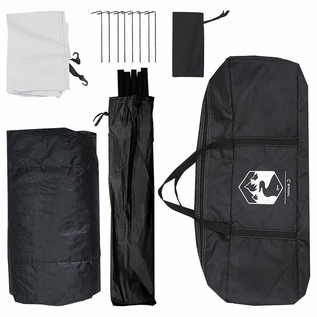 Tenda da campeggio con tetto Bianco Blackout 335 x 275 x 180 cm 42028641