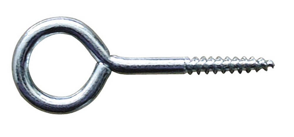 200pz utilia occhiolo a vite in ferro zincato mm. 22x 80 cod:ferx.vit5973
