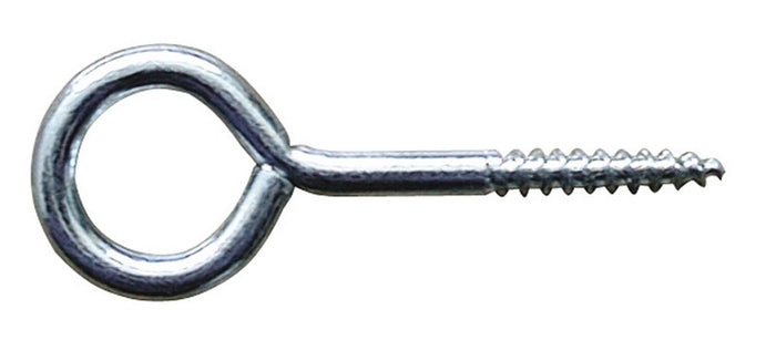 200pz utilia occhiolo a vite in ferro zincato mm. 22x 80 cod:ferx.vit5973