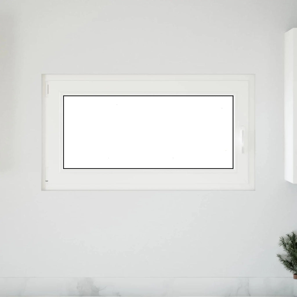 Finestra per Soffitta RISOR 110 x 60 cm PVC e Vetro Bianco CFW1452580