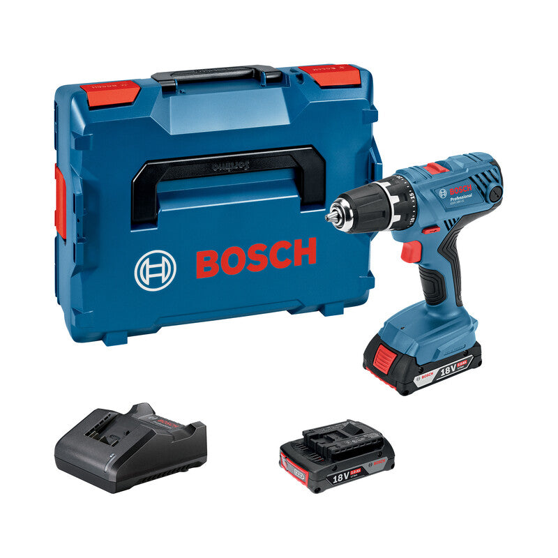 BOSCH-B 18V TRAPANO 2 BATT. 2,0Ah  GSR18 V-21  PZ 1,0
