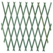 Trade Shop - Traliccio Rete Estensibile In Legno Verde Per Parete Da Giardino Piante 180x30cm -