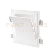 APPLIQUE ANIMA BIANCO 2 LUCI E14 25,5X17,5X31,5CM IN GESSO VERNICIABILI PER CARTONGESSO