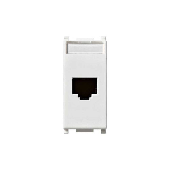 14339.4 Presa Rj45 Netsafe Cat5E Utp 110 Bianco Plana