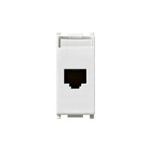 14339.6 Presa Rj45 Netsafe Cat6 Utp 110 Bianco Plana
