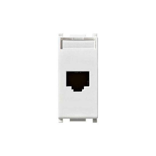 14339.6 Presa Rj45 Netsafe Cat6 Utp 110 Bianco Plana