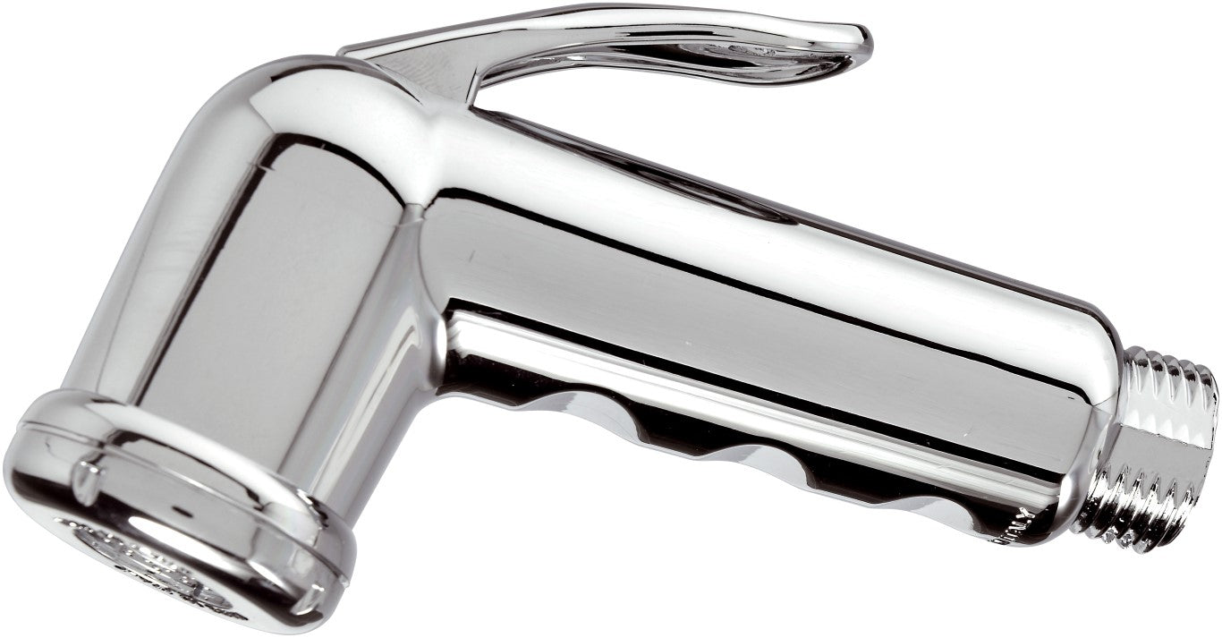 Doccetta shut-off cromata in abs stampata made in italy.