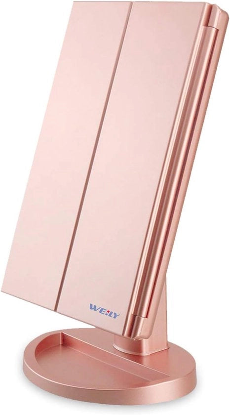 Specchio di trucco con illuminazione - Flessibile e multifunzionale - Roségoud 

Modello: Roségoud
Codice prodotto: 
Dimensioni: 
Materiali: 
Colore: Roségoud