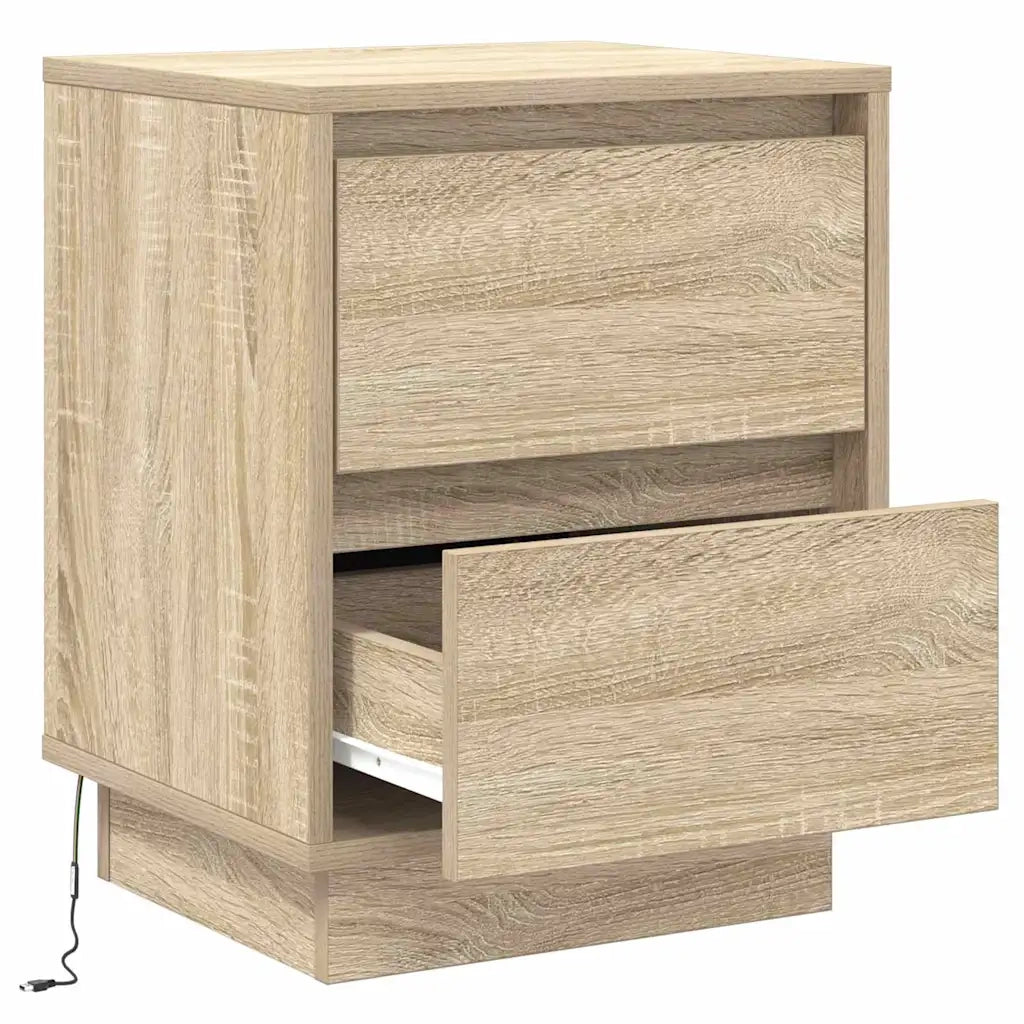 Armadio da Notte 2 pcs Rovere Sonoma 39 x 34,5 x 50 cm 869615