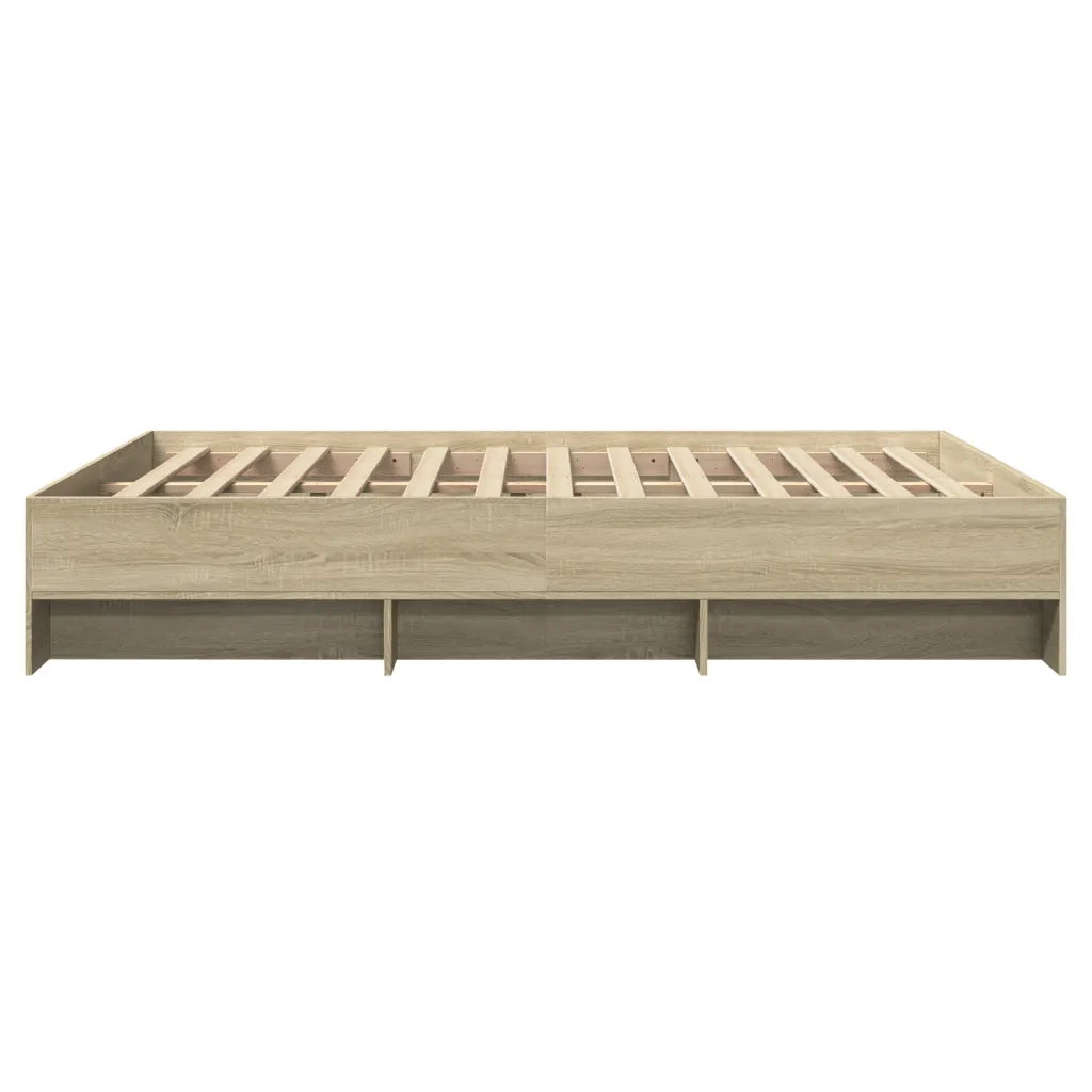 Giroletto senza Materasso Rovere Sonoma 150x200cm in Truciolato 3295648
