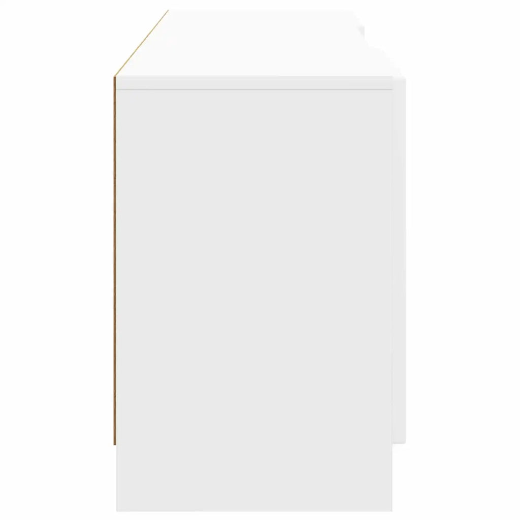 Mobile TV Bianco Lucido 150 x 31 x 47 cm Legno ingegnerizzato