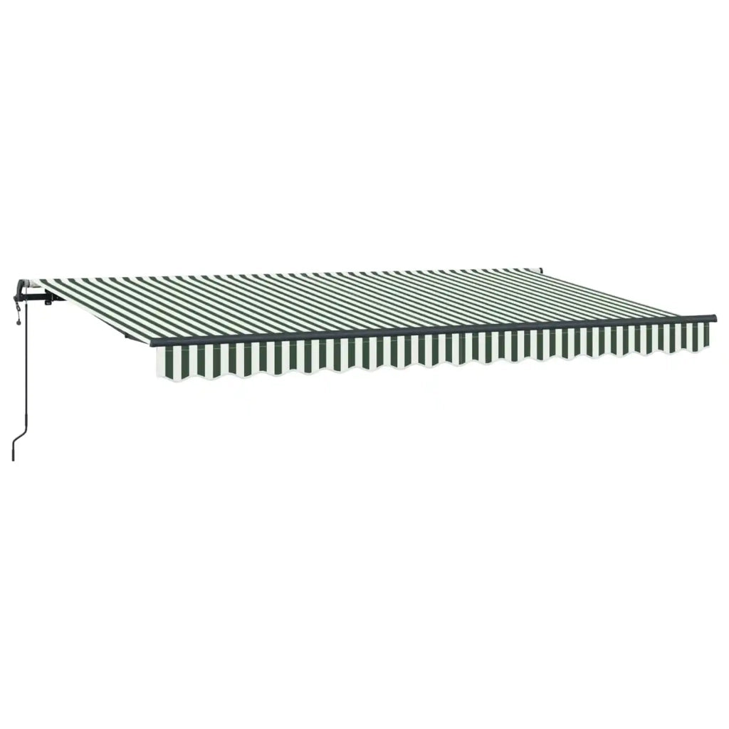 Tenda Retrattile Verde 400 x 200 cm Tessuto 3329906
