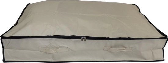 Borsa di stoccaggio XL - 130 litri - borsa di alta qualità in 600D-polyester - chiusura a zip doppia - ideale per lenzuola e coperte - beige